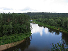 Koiva jõgi (Gauja) alamjooks